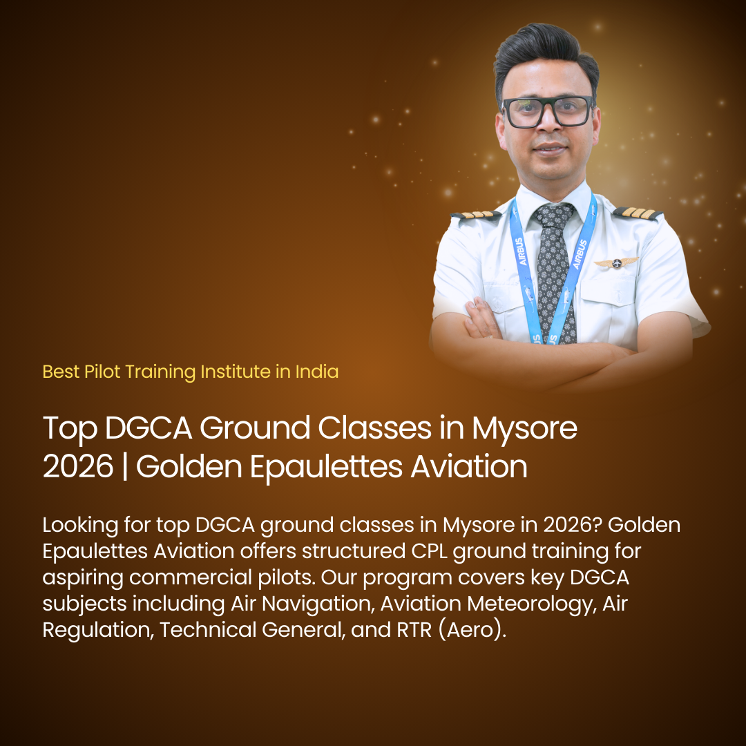 Top DGCA Ground Classes in Mysore 2026 | Golden Epaulettes Aviation